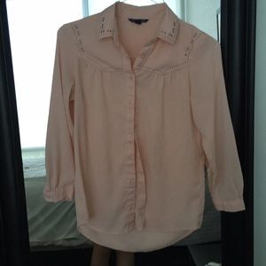American Eagle Button Down (Light Pink)